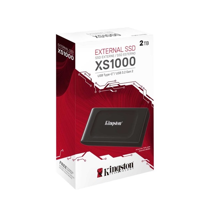 KINGSTON 2 TB 1050/1000MB/s USB 3.2 TAŞINABİLİR SSD SXS1000/2000G