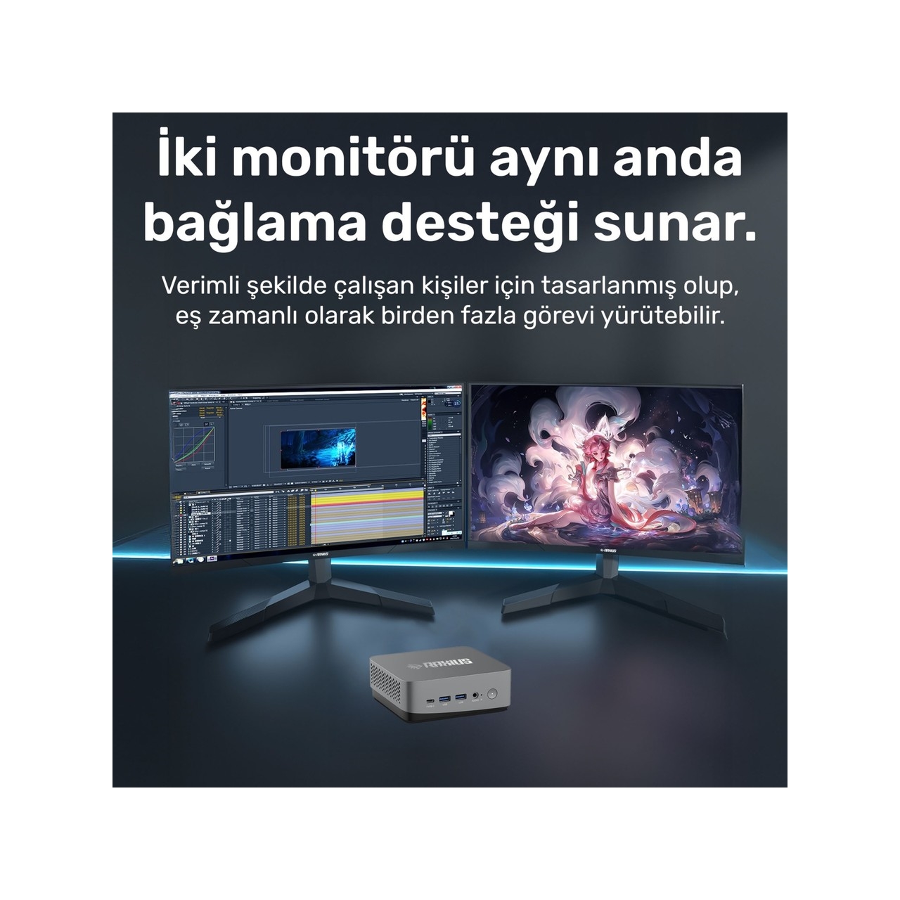 RAXIUS MP AD16 i5 XE-134P001 I5-1340P 8GB 512GB SSD FREEDOS MINI PC