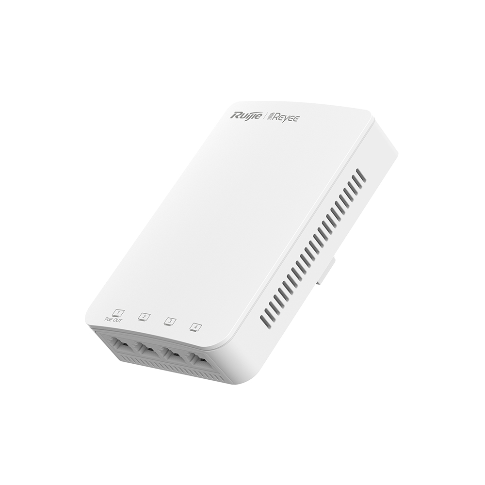 RUIJIE REYEE RG-RAP1200(P) AC1300 4PORT POE OUT 2x2MIMO 2.4 GHZ & 5 GHZ POE ADAPTORSUZ INDOOR/WALL MOUNT ACCESS POINT