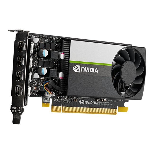 PNY NVIDIA T1000 VCNT1000-SB 4GB GDDR6 128Bit 4xMINI DP 16X (BULK) 