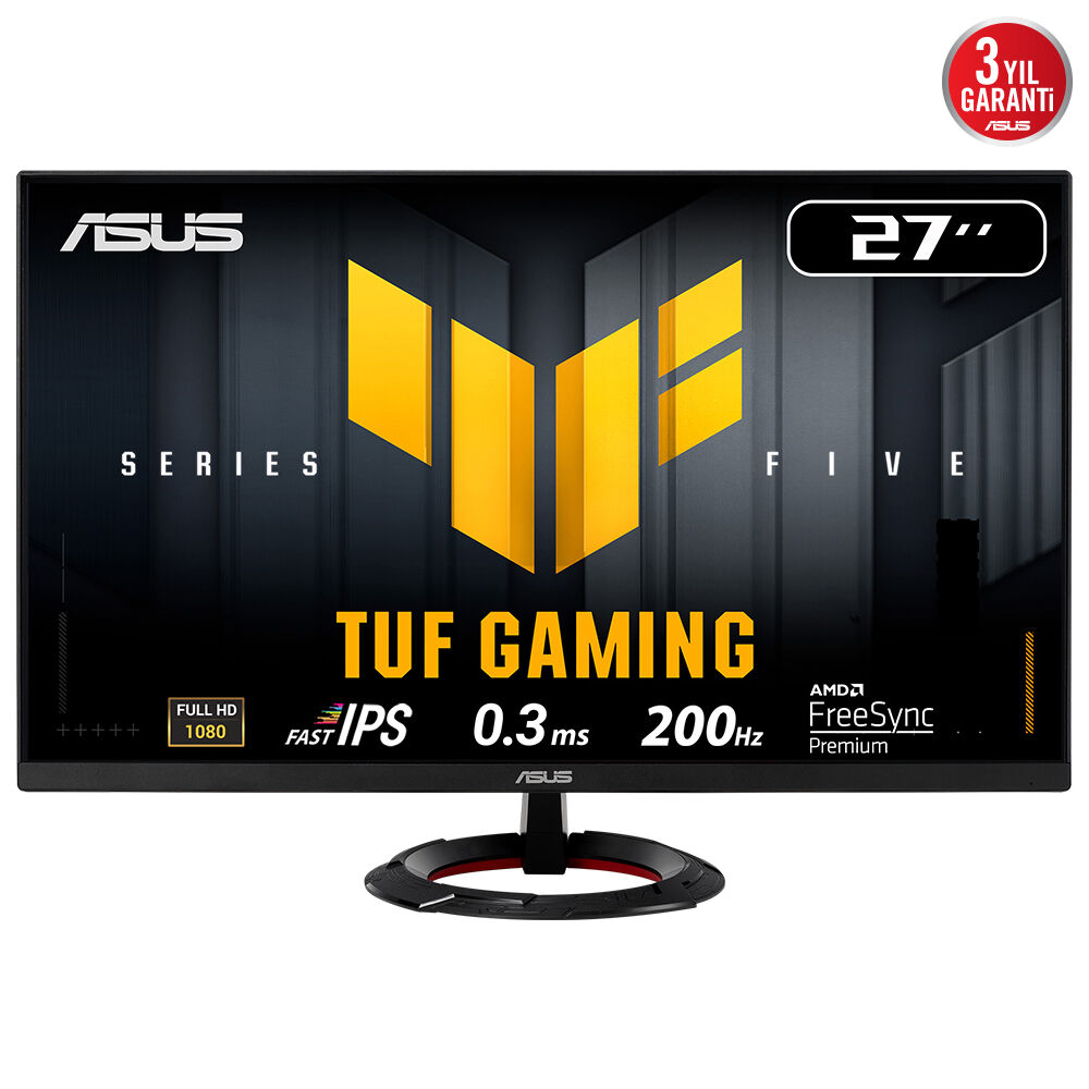ASUS TUF GAMING VG279Q5R 27" 0.3MS 200Hz HDMI/DP VESA IPS LED GAMING MONITOR     
