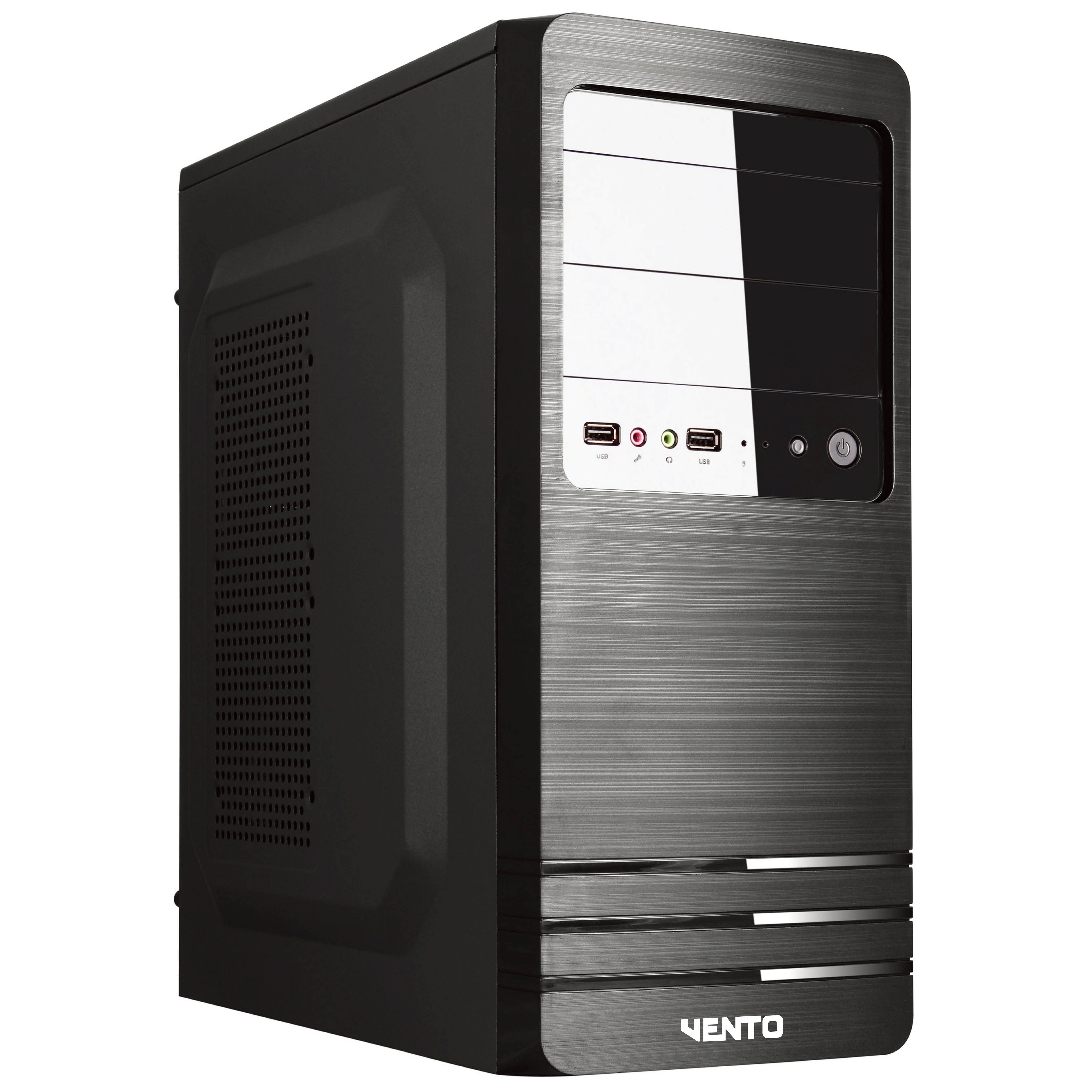 VENTO VS114F 300W 1x8CM/2x12CM FAN ATX 1xUSB2.0/1xUSB3.0 SİYAH KASA
