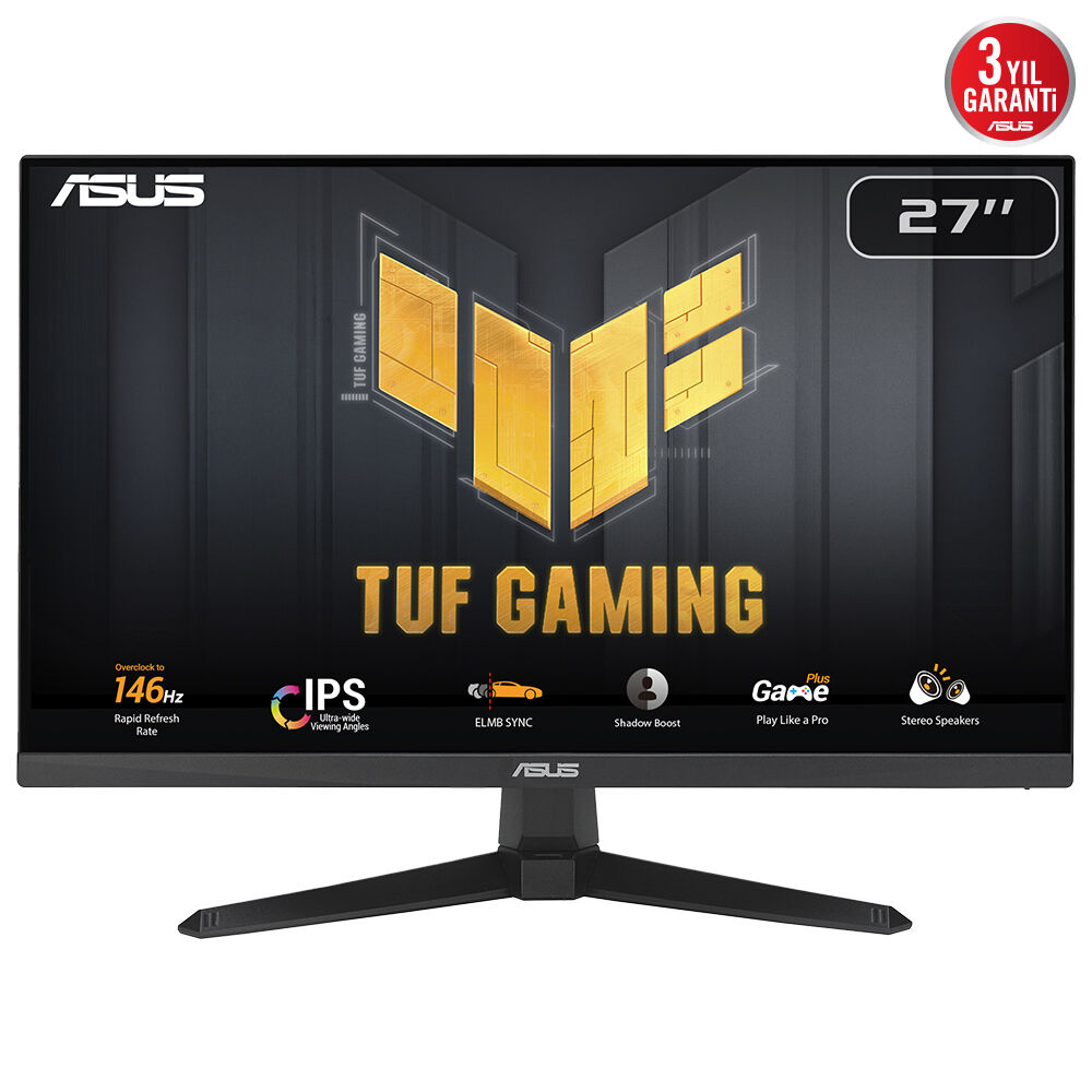 ASUS TUF GAMING VG249QE5A 23.8" 1MS 1920x1080 HDMI/DP MM 146HZ IPS LED MONITOR