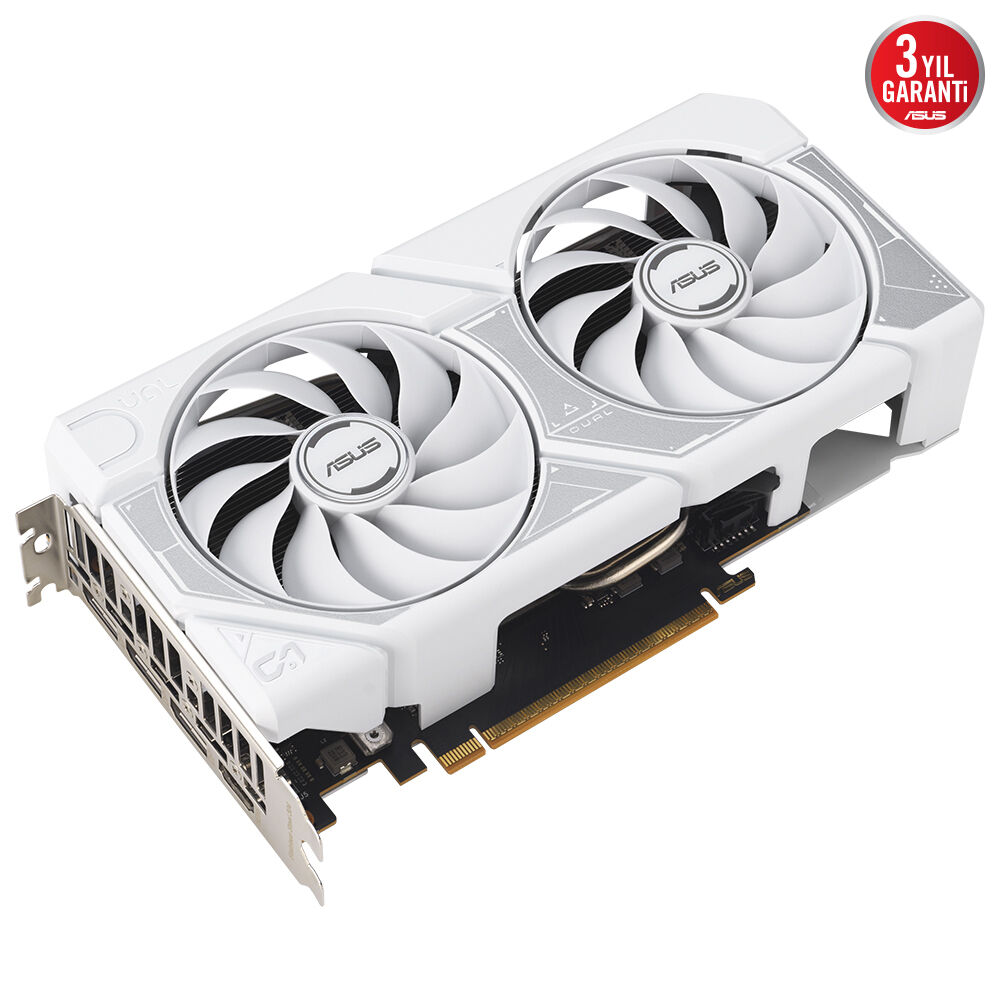 ASUS DUAL-RTX5060-O8G-WHITE RTX5060 8GB DDR7 128Bit 3xDP/1xHDMI