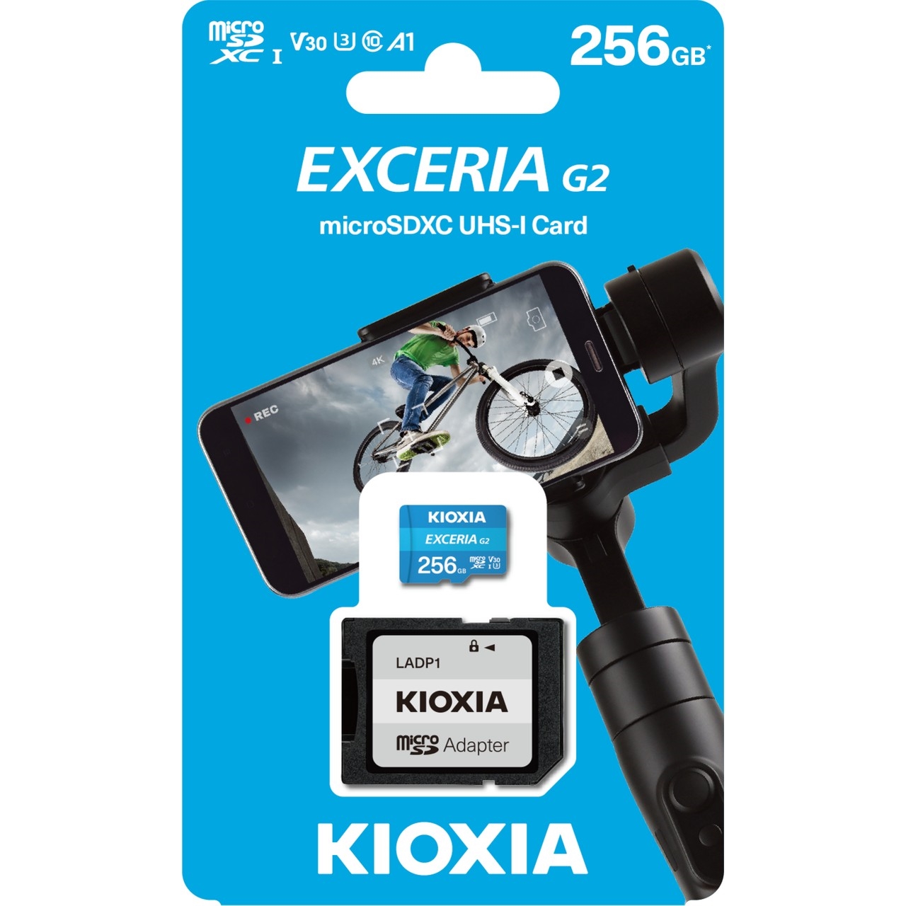 KIOXIA EXCERIA G2 256GB MICRO SDXC CLASS10 100/50MBs HAFIZA KARTI LMEX2L256GG2