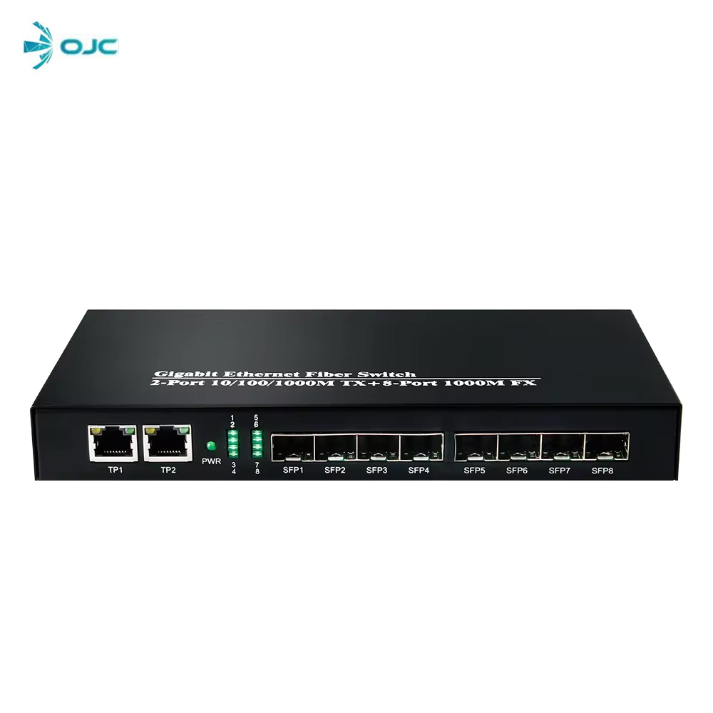 ODS 08ODS-8S2P 8 PORT SFP 10/100/1000 2 X UPLINK YONETILEMEZ  SWITCH