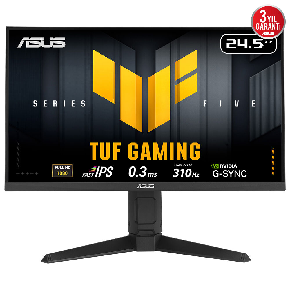 ASUS TUF GAMING VG259QMRL5A 24.5" 0.3MS 310HZ 1920x1080 2xHDMI/DP PIVOT MM FAST IPS MONITOR
