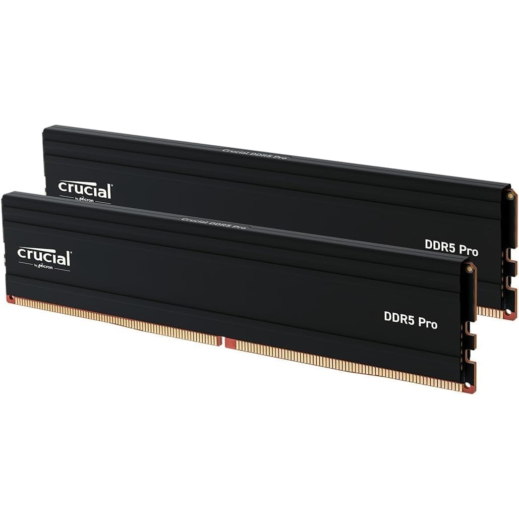 CRUCIAL PRO 48GB (2x24GB) 5600MHz DDR5 PC RAM CP2K24G56C46U5