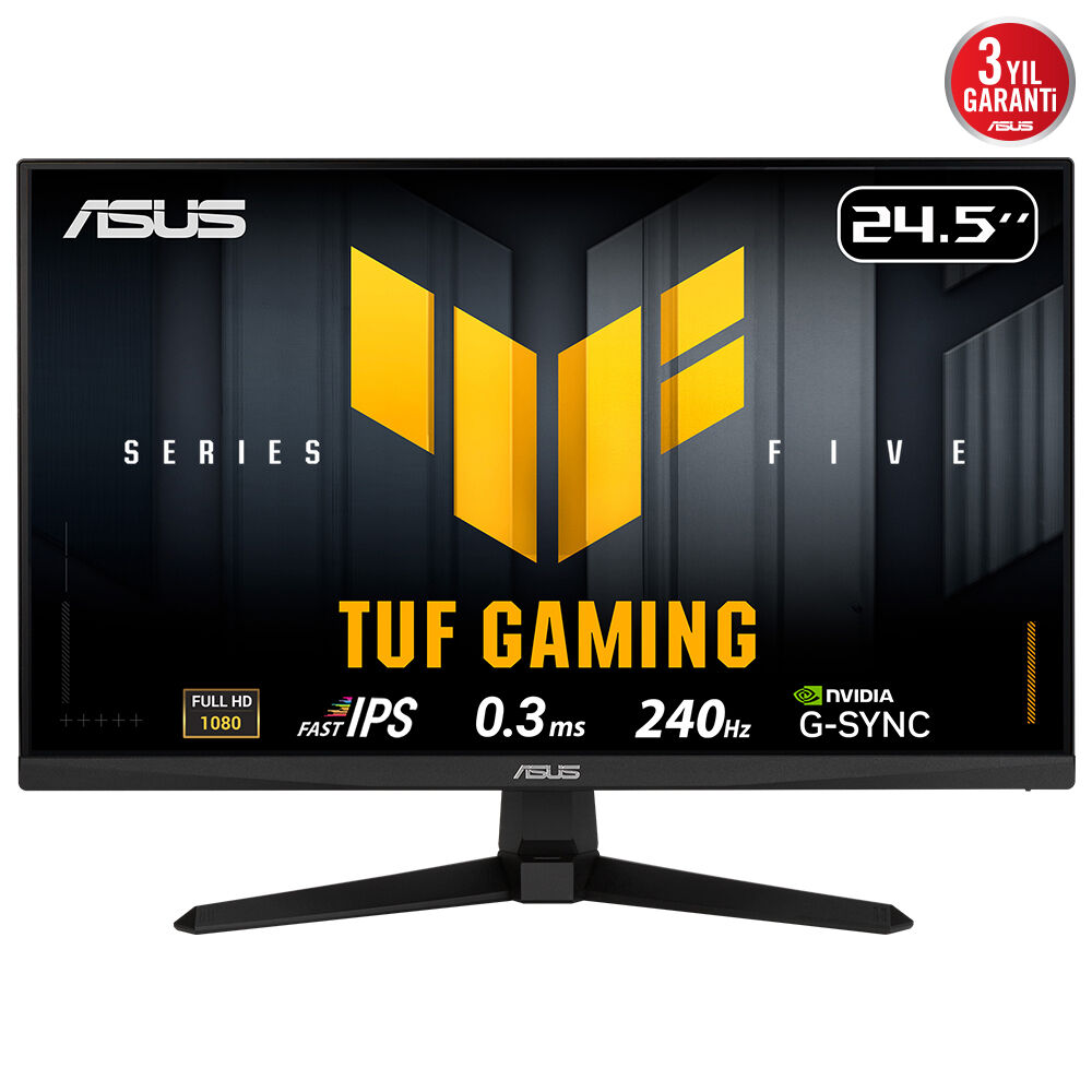 ASUS TUF GAMING VG259QM5A 24.5" 0.3MS 240HZ 1920x1080 HDMI/DP FAST IPS GAMING MONITOR