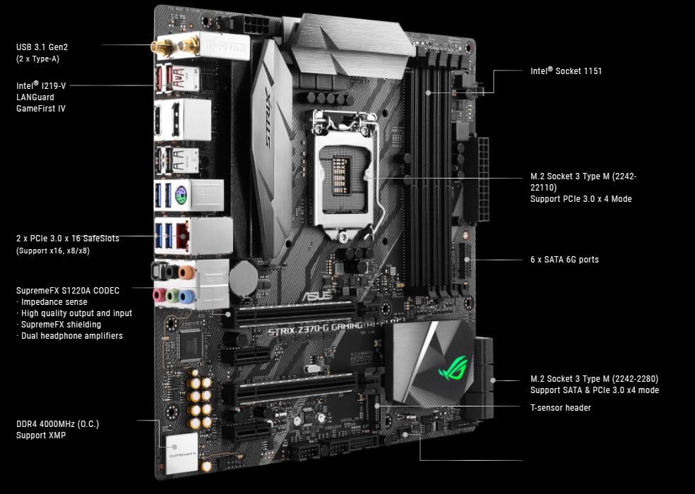 Z370 rog hotsell