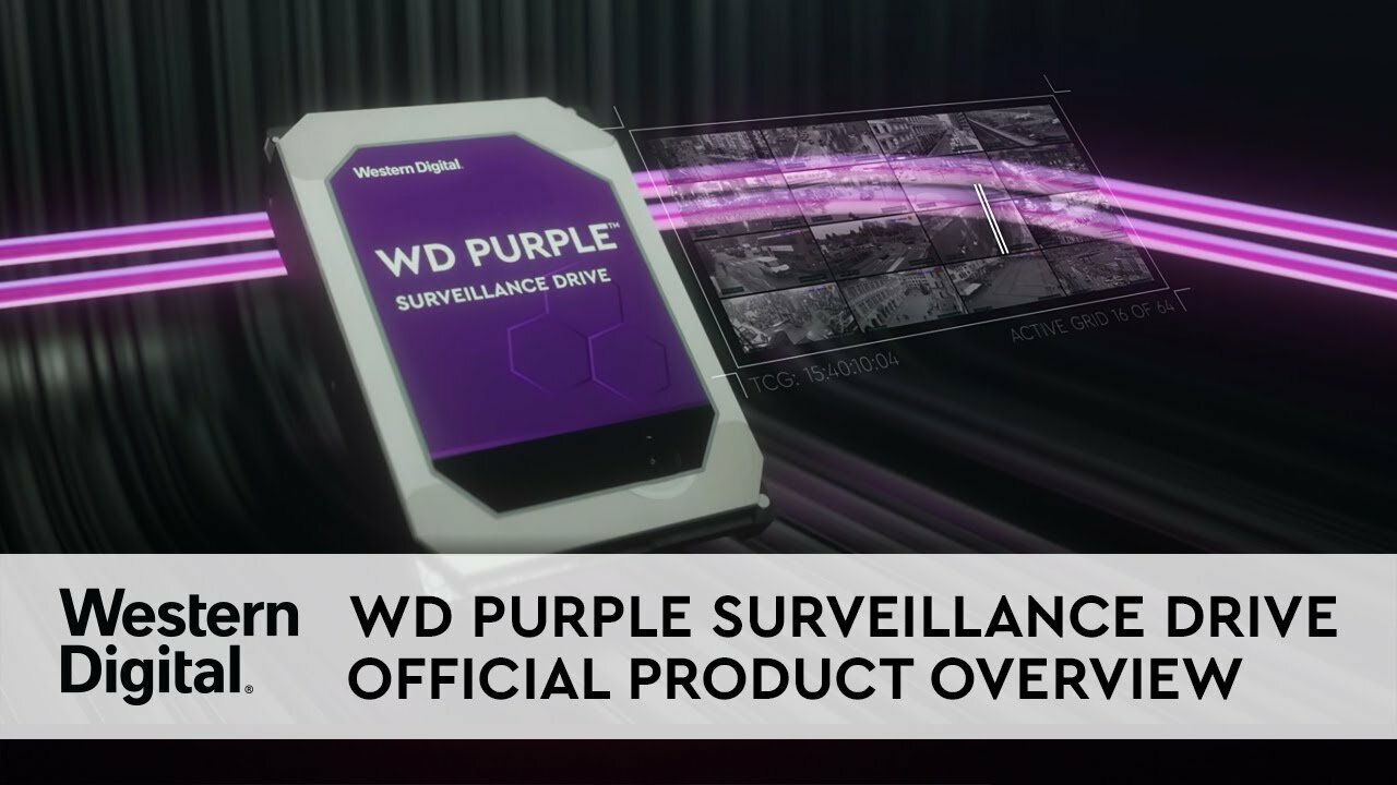 slayt 1 / 2, daha büyük görüntüyü göster, wd purple™ surveillance hard drive - 2tb