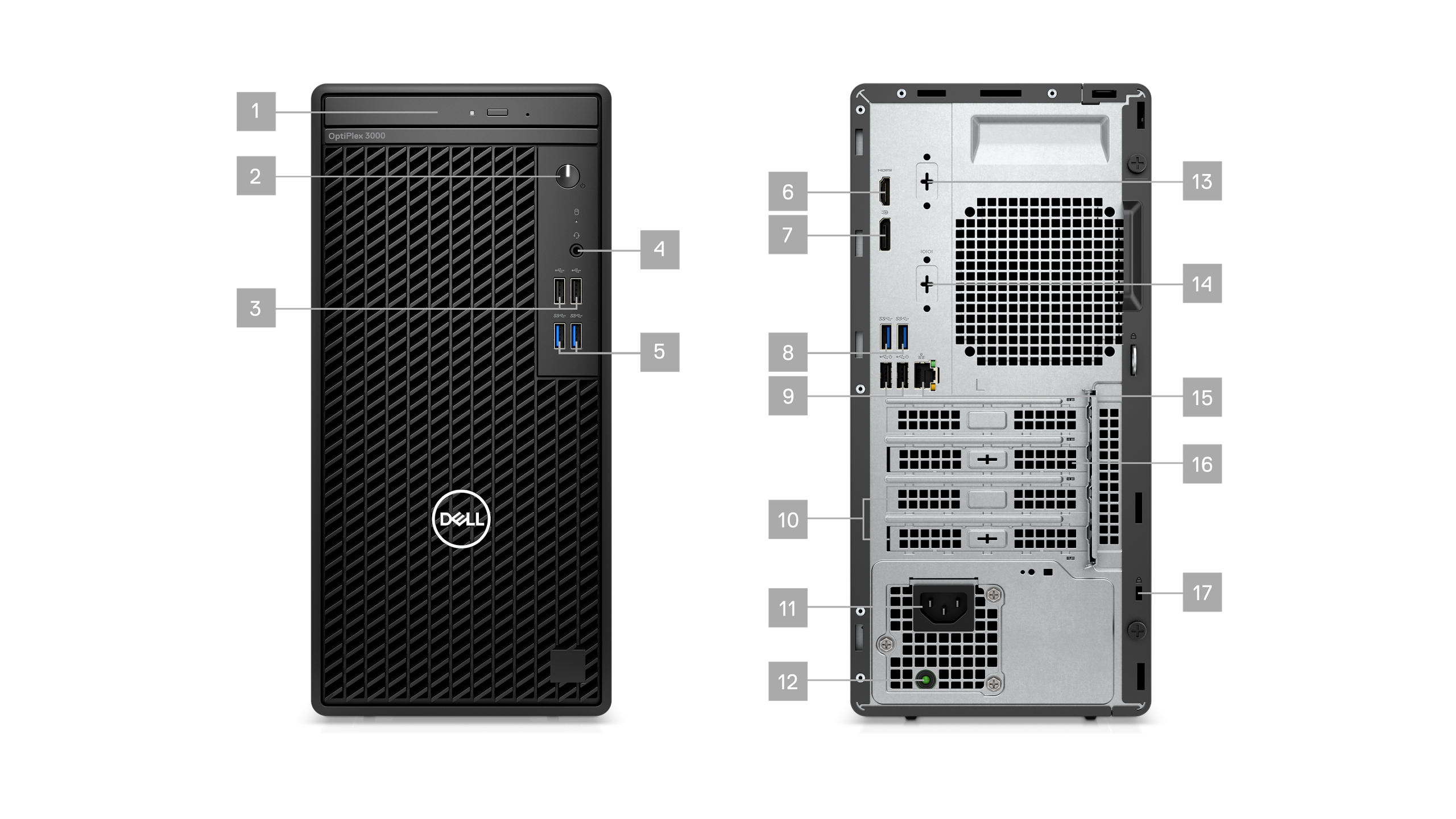 Dell OptiPlex 3000 MT i3-12100 4GB 1TB Win11Pro (SNS30MT052)