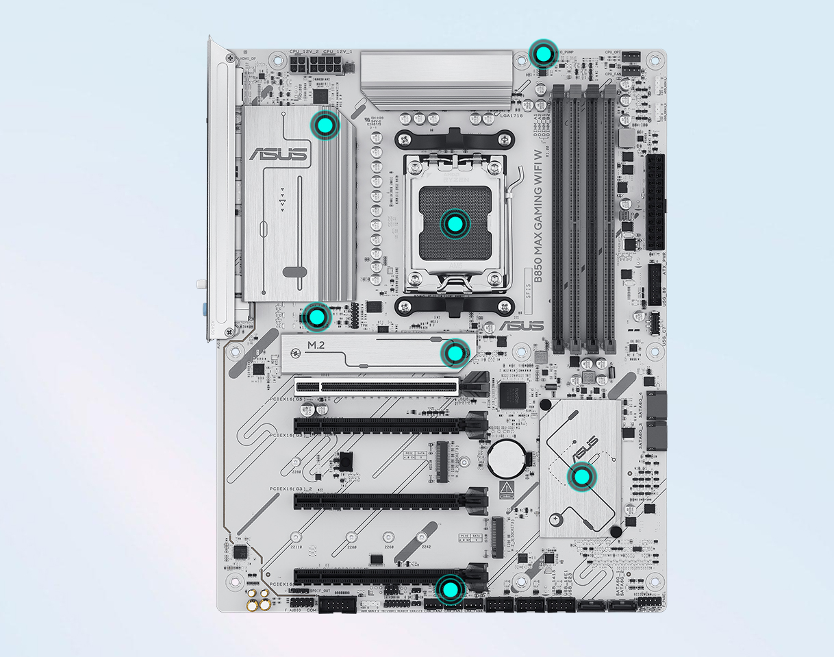B850 MAX GAMING WIFI W