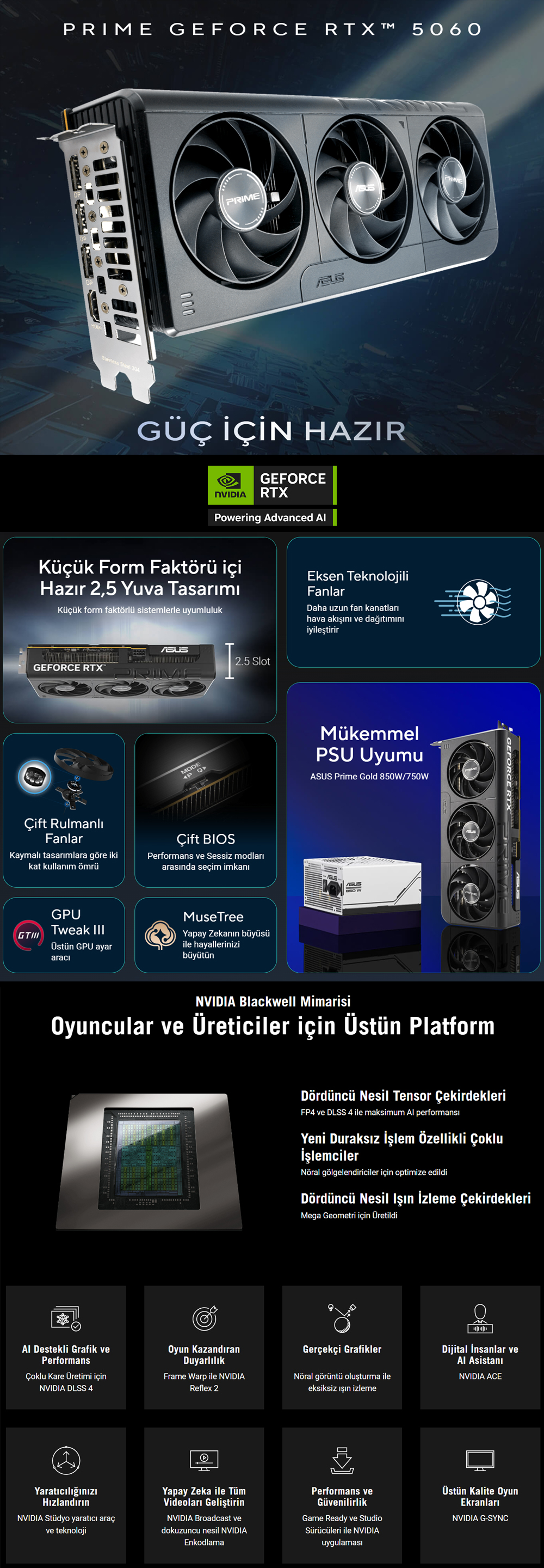 ASUS PRIME GeForce RTX™ 5060 8GB GDDR7 OC EDITION ASUS PRIME GeForce RTX™ 5060 8GB GDDR7 OC EDITION