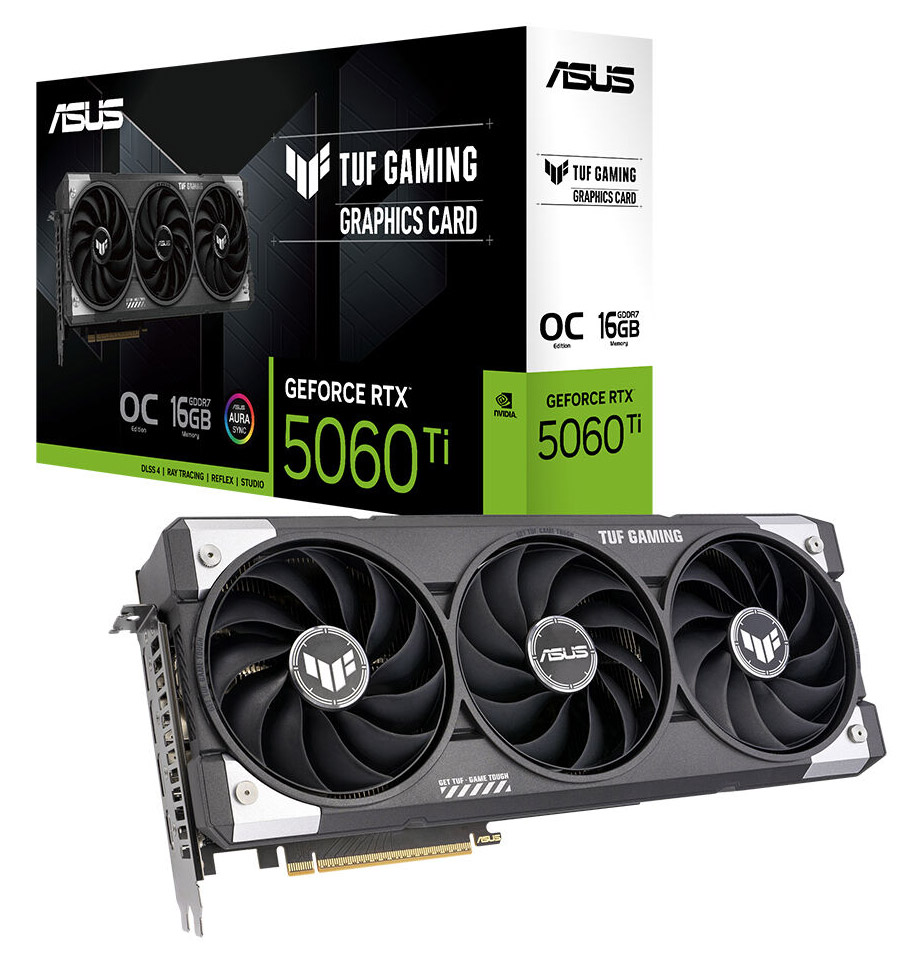 ASUS TUF Gaming GeForce RTX™ 5060 Ti 16GB GDDR7 OC Edition