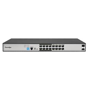 FOREDGE PS3016GS 16 PORT 10/100/1000 16 PORT POE 2 X SFP 150W YONETILEBILIR RACK MOUNT SWITCH