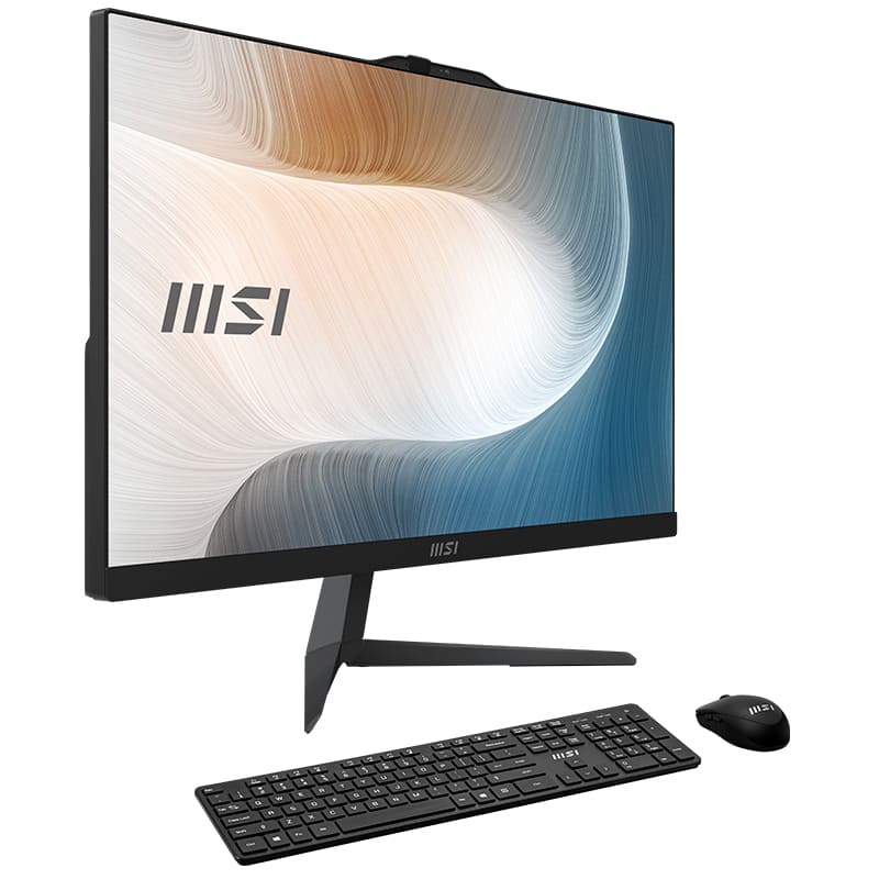 MSI 12M-636XTR MODERN AM242 I5-1235U 8GB 512 SSD 23.8" FHD IPS NONTOUCH FREEDOS SIYAH ALL IN ONE PC