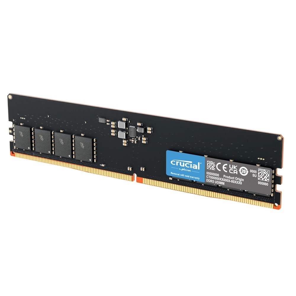 CRUCIAL 32GB 5600MHz DDR5 PC RAM CT32G56C46U5 KUTULU