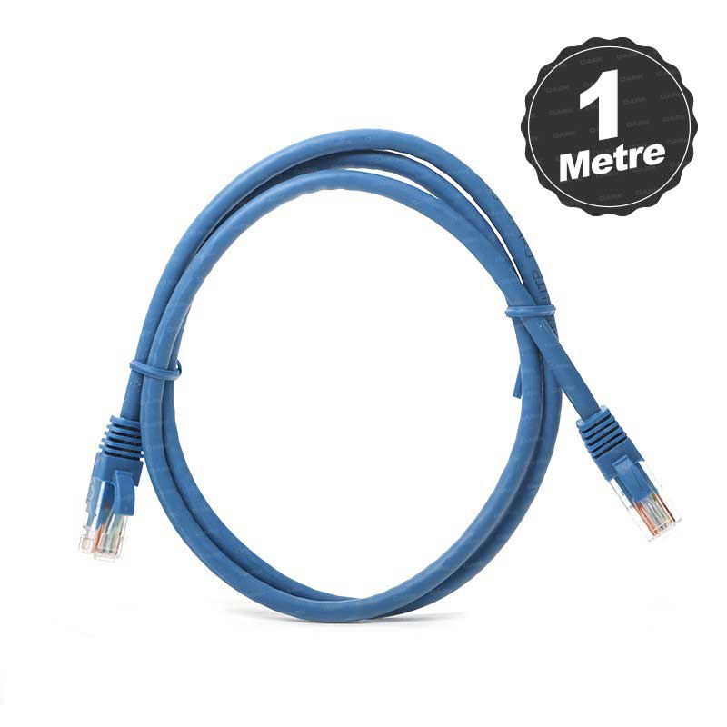 DARK DK-CB-NT6U100BU 1MT UTP CAT6 PATCH KABLO MAVİ AWG24/7