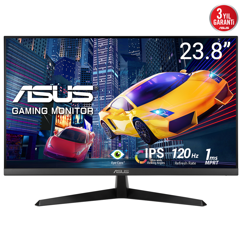 ASUS VY249HGR 23.8" 1MS 120Hz VGA/HDMI VESA IPS LED GAMING MONITOR