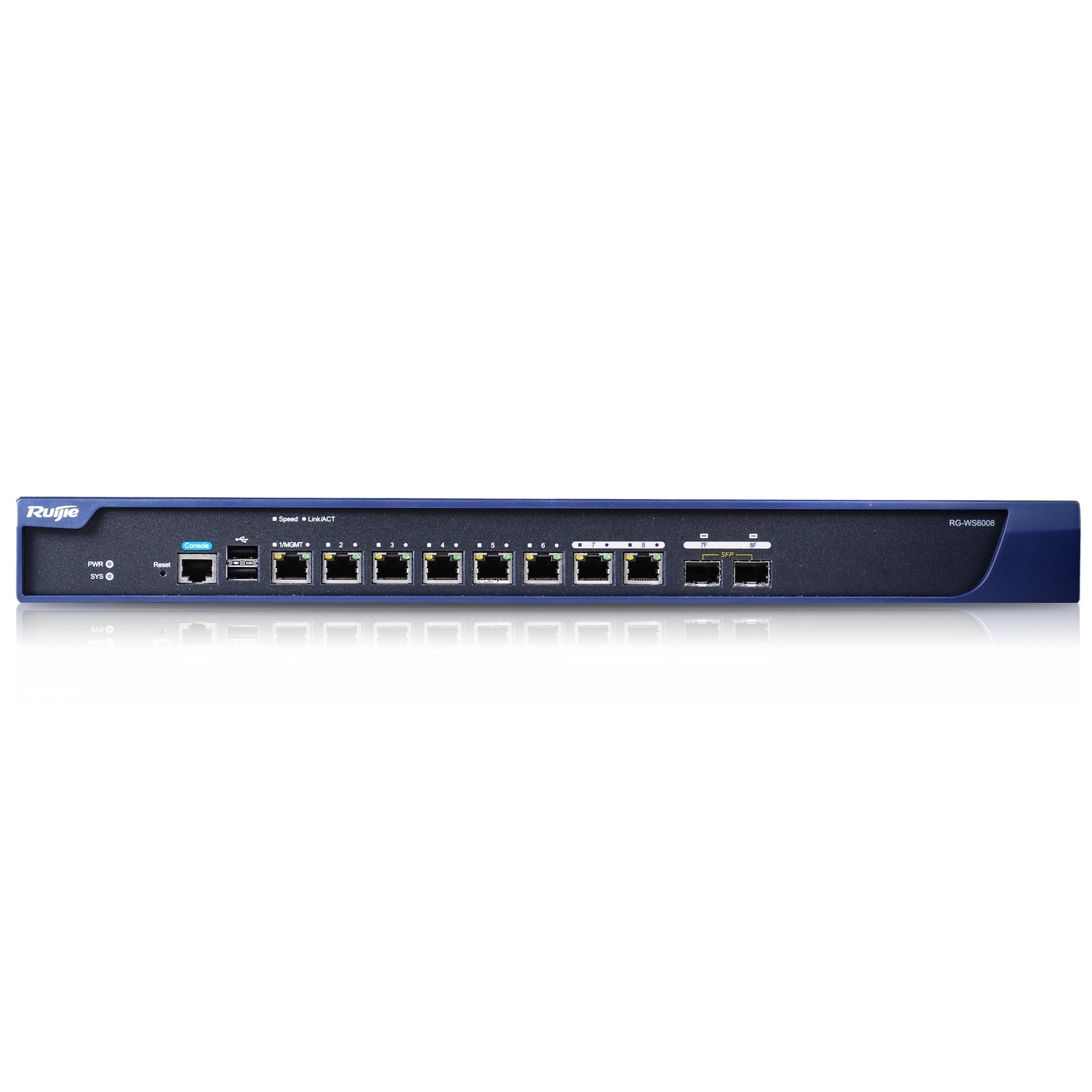 RUIJIE RG-WS6008 6 PORT 2 X SFP WIRELESS CONTROLLER
