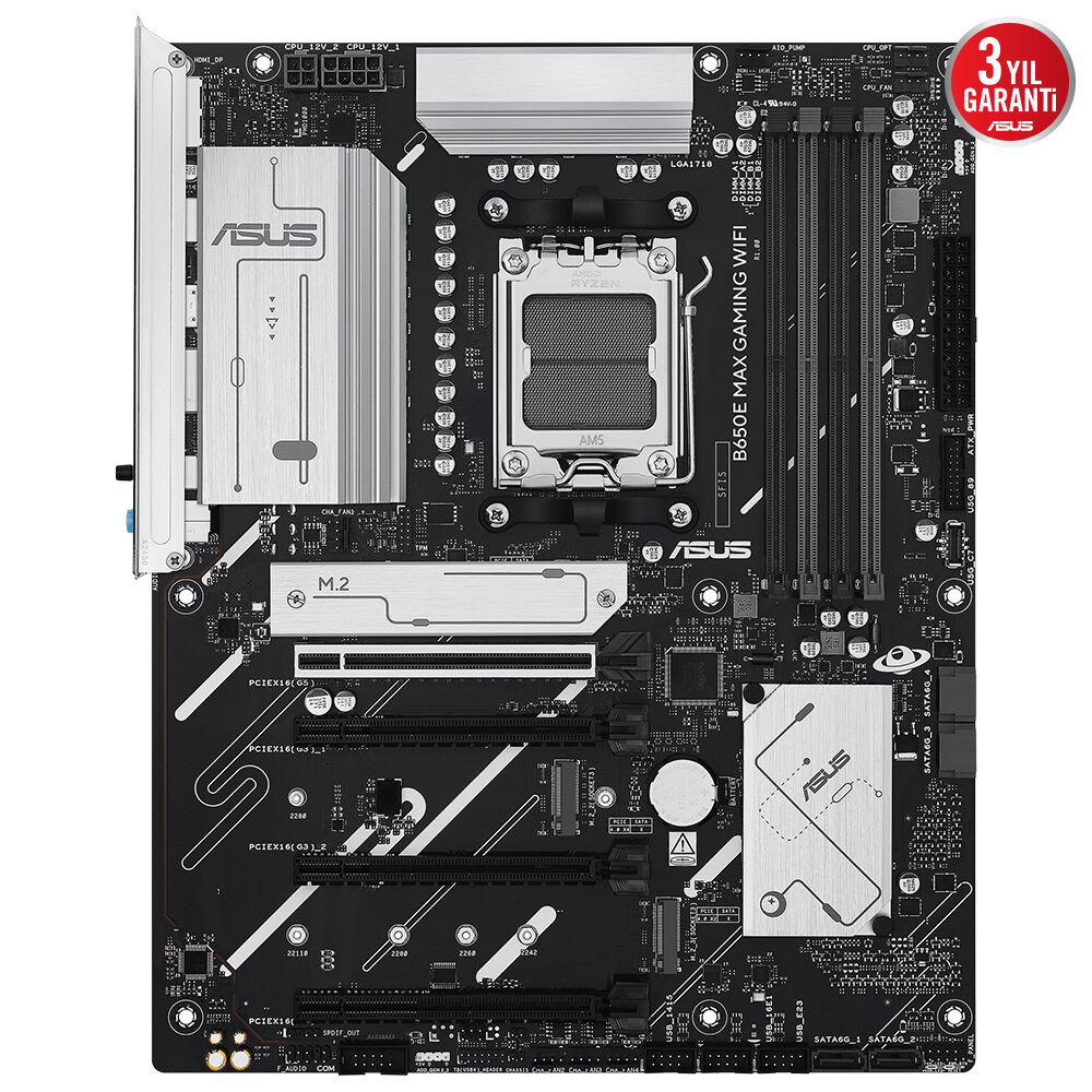 ASUS PRIME B850-PLUS WIFI 4xDDR5 DP/HDMI 3xM.2 AM5 ANAKART