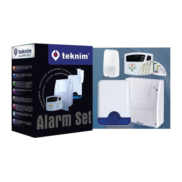 TEKNIM VAP-404PT KABLOLU PSTN'Lİ ALARM PANELİ 4+4 ZONLU