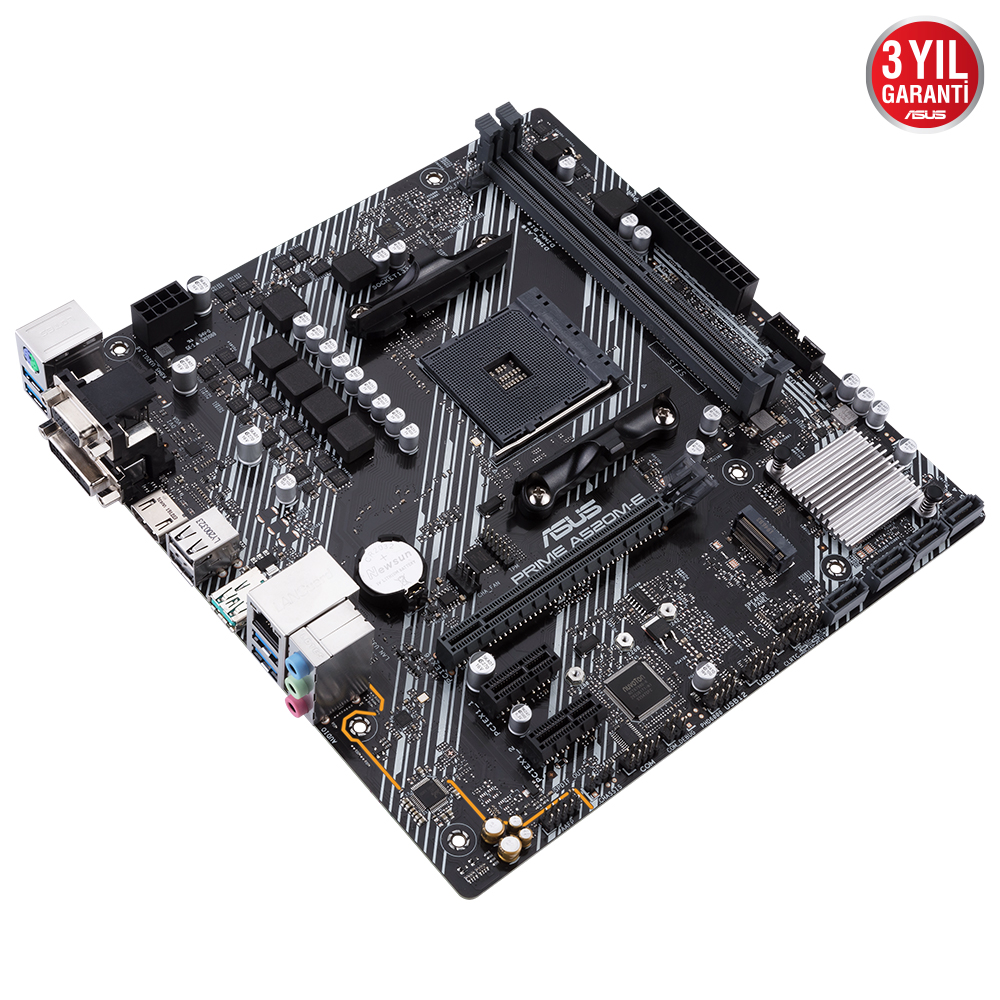 ASUS PRIME A520M-E 2xDDR4 VGA/DVI/HDMI 1xM2 AM4 ANAKART