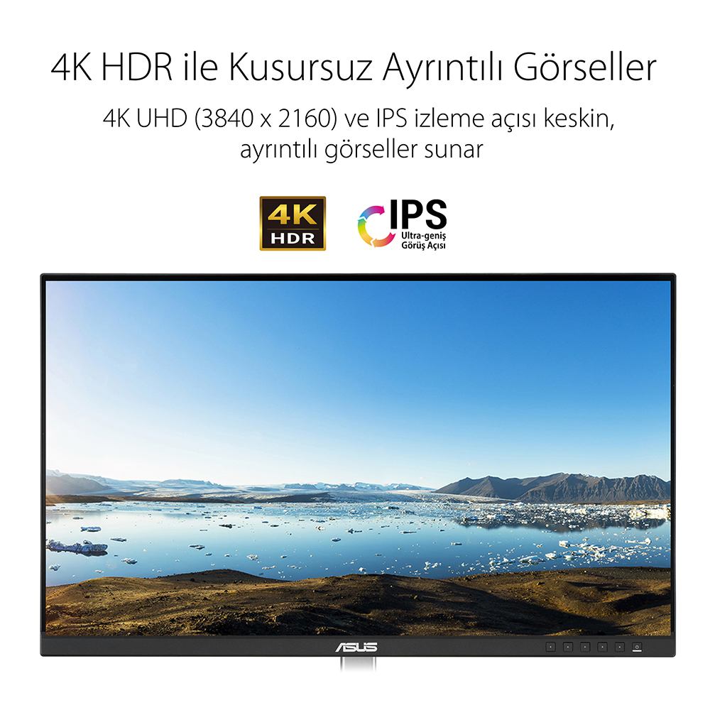 ASUS PROART PA279CV 27" 5MS 4K HDR 3840x2160 DP/HDMI/TYPE-C MM PIVOT IPS LED MONITOR