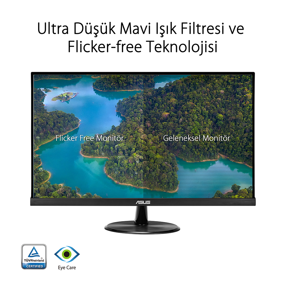 ASUS VP279HE 27" 1MS 75HZ 1920x1080 VGA/HDMI VESA LED MONITOR