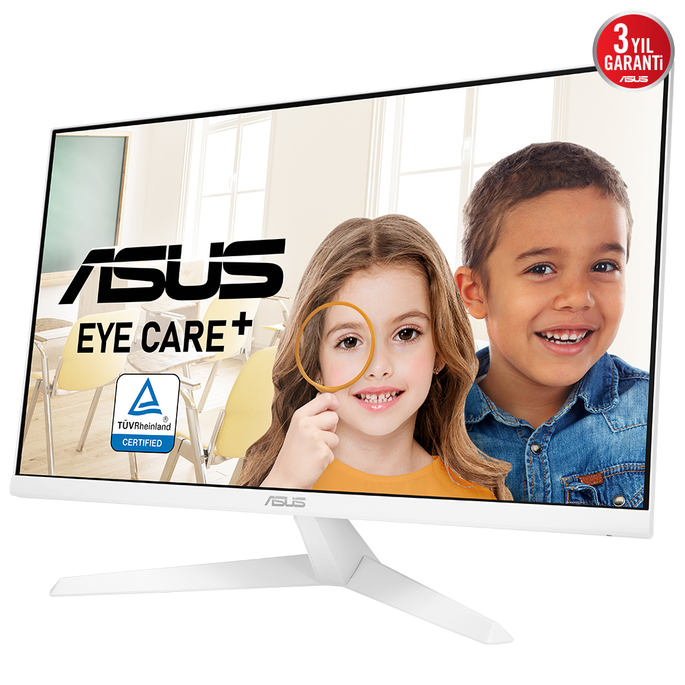ASUS VY279HE-W 27" 1MS 75Hz 1920x1080 VGA/HDMI VESA BEYAZ IPS LED MONITOR