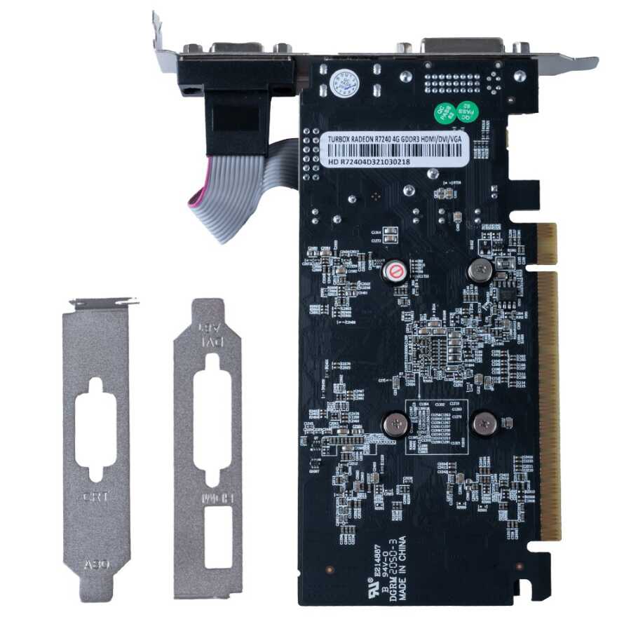 TURBOX R7 240 KNİGHT ZEN N 4GB DDR3 128Bit VGA/DVI/HDMI 16X AMD