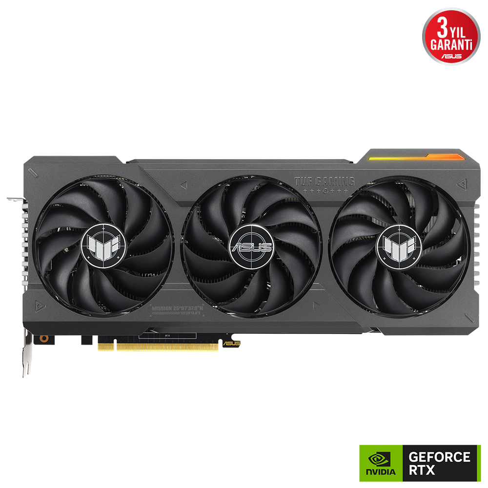 ASUS TUF-RTX4070TIS-16G-GAMING NVIDIA GEFORCE RTX 4070 TI SUPER 16GB GDDR6X 256bit 2640MHz 2xHDMI 3xDP RGB DLSS3 EKRAN KARTI 