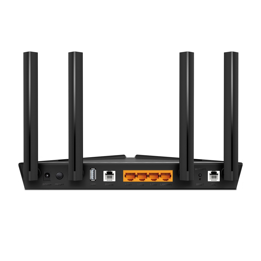 TP-LINK ARCHER VX1800V AX1800MBPS DUALBAND WIFI6 VDSL/ADSL MODEM ROUTER 
