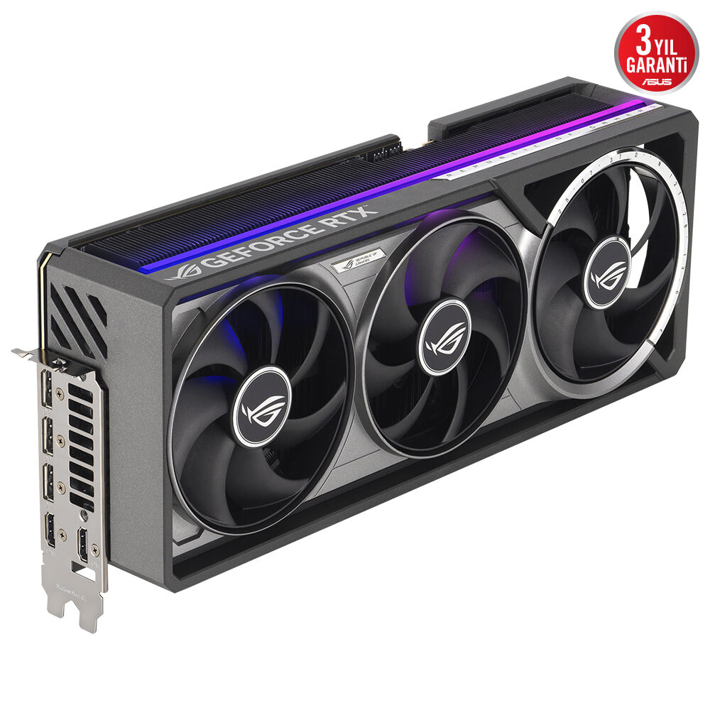 ASUS ROG-ASTRAL-RTX5080-16G-GAMING NVIDIA GEFORCE RTX 5080 16GB GDDR7 256bit  2xHDMI 3xDP RGB DLSS4 EKRAN KARTI