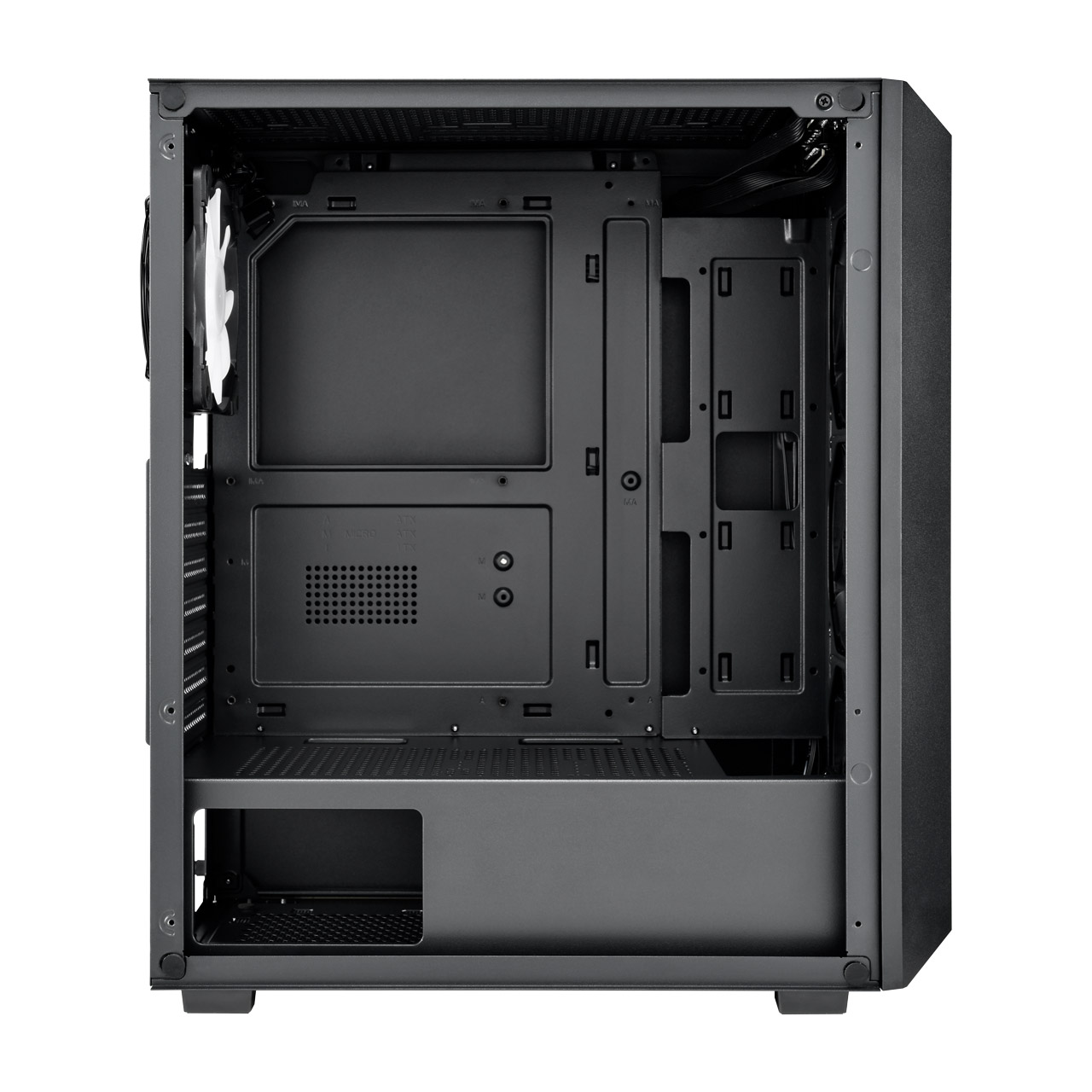 FSP CMT218 650W 4x FAN E-ATX SİYAH GAMING KASA