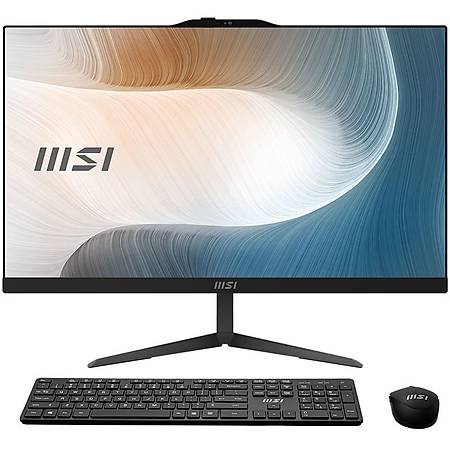 MSI 12M-636XTR MODERN AM242 I5-1235U 8GB 512 SSD 23.8" FHD IPS NONTOUCH FREEDOS SIYAH ALL IN ONE PC