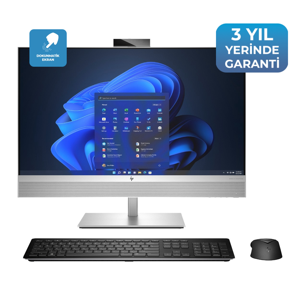 HP 5V8B2ES ELITEONE 870 G9 I9-14900 32GB 1TB SSD 27" DOKUNMATİK WIN11 PRO SIYAH ALL IN ONE PC