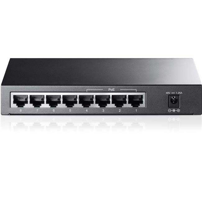 TP-LINK TL-SF1008P 8 PORT 10/100 4PORT POE 57W  DESKTOP SWITCH