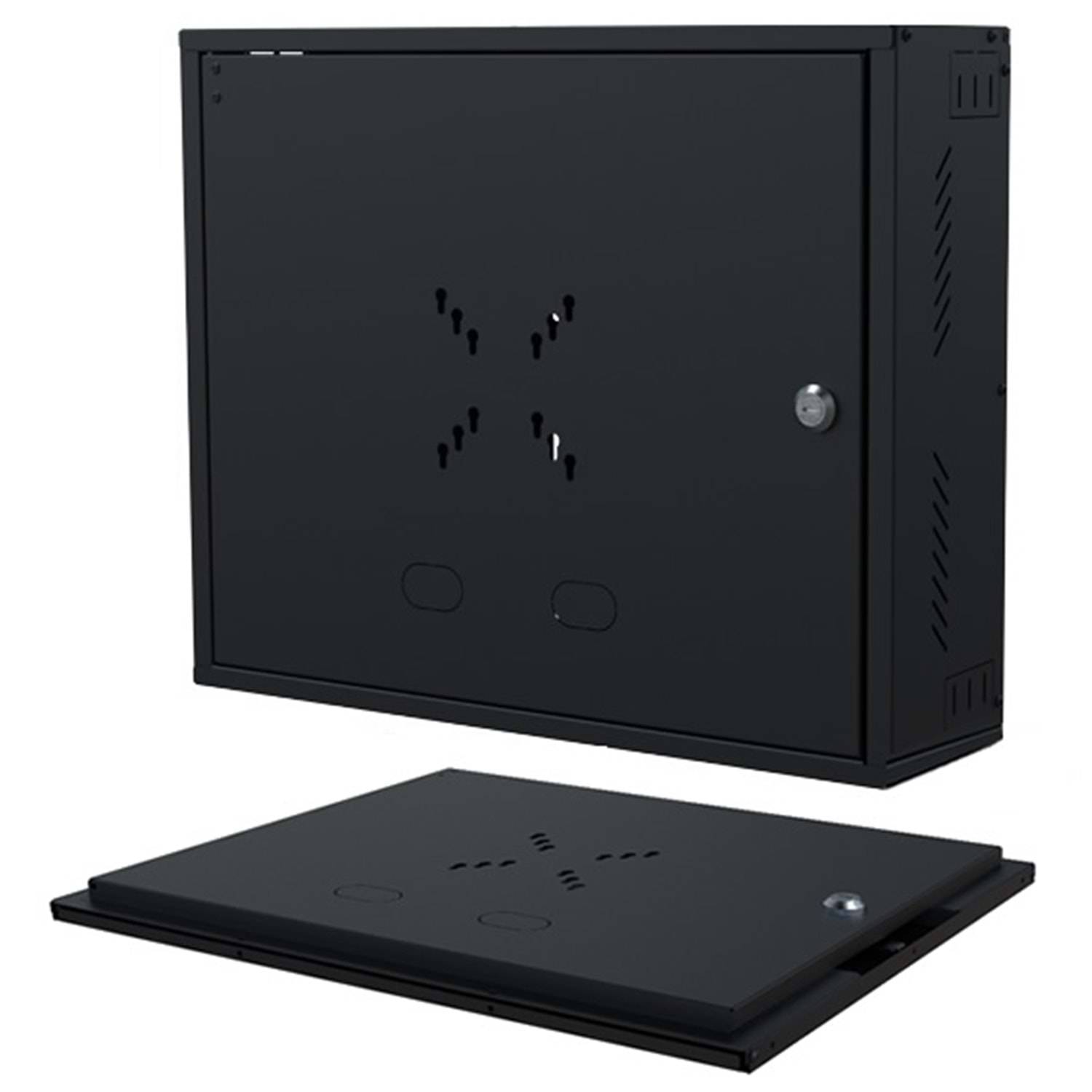 TRKLİNK SİYAH 19" 450X350X100 DVR BOX KABİNET