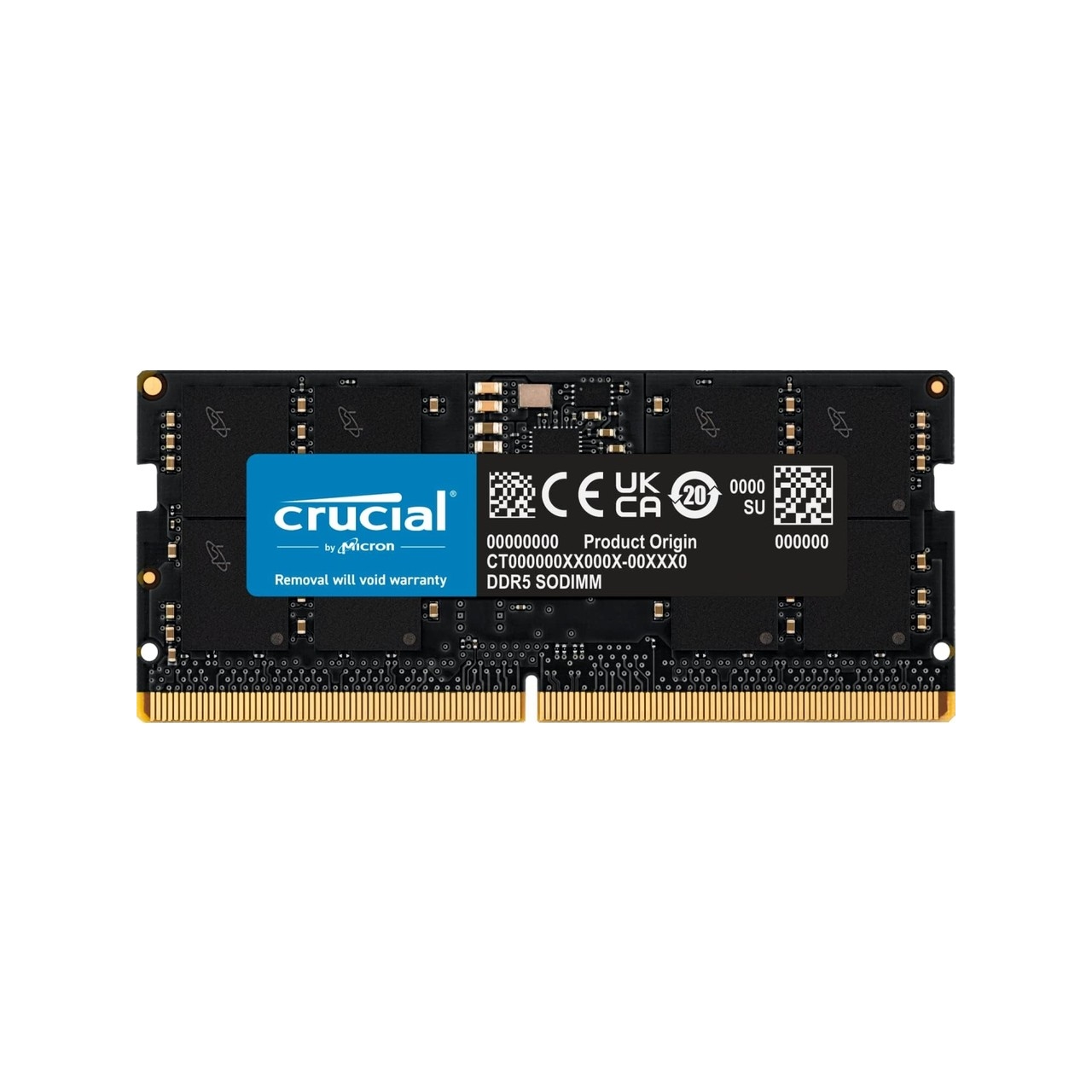 CRUCIAL 16GB 4800MHz DDR5 NOTEBOOK RAM CT16G48C40S5
