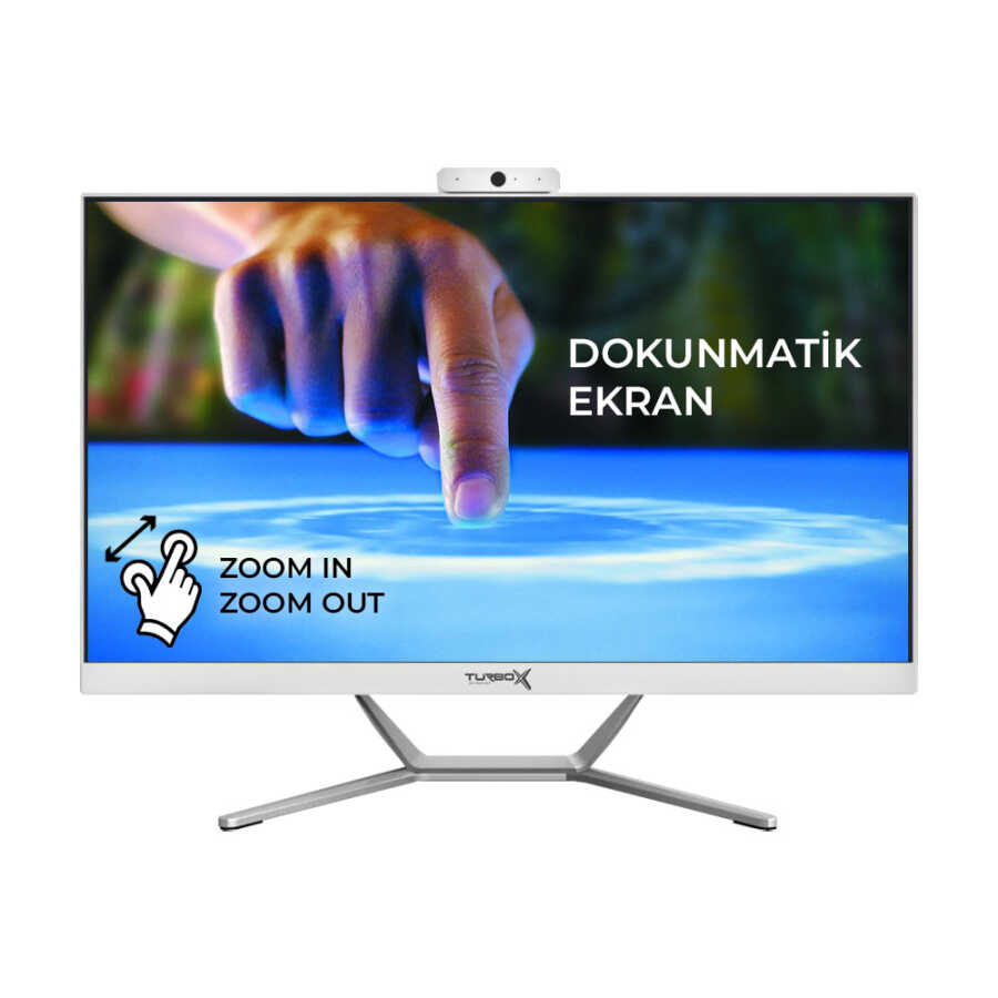 TURBOX TAX1387 I5-12450H 16GB 512 SSD 23.8" FHD DOKUNMATİK FREE-DOS ALL IN ONE PC