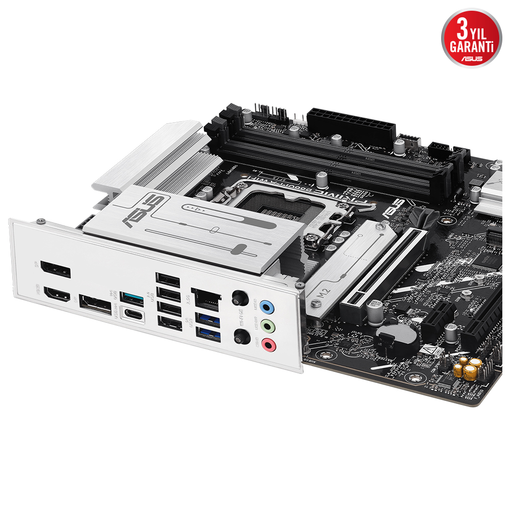 ASUS PRIME B860M-A WIFI 4x DDR5 DP/HDMI 2x M.2 1x 2.5GLAN/WIFI/BT USB3.2 1851P ANAKART