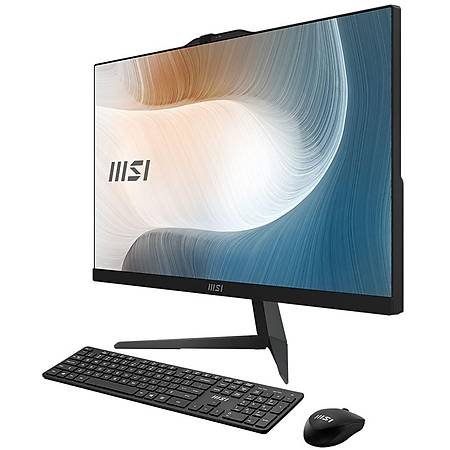 MSI 12M-636XTR MODERN AM242 I5-1235U 8GB 512 SSD 23.8" FHD IPS NONTOUCH FREEDOS SIYAH ALL IN ONE PC